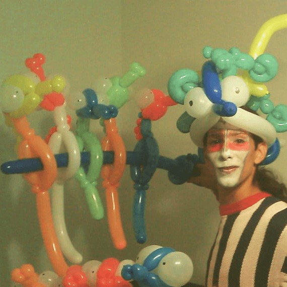 Søheste ballonfigur